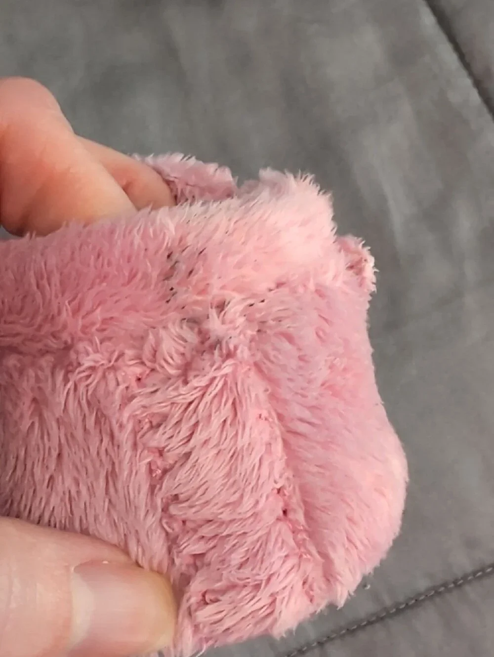 UGG Baby Bixbee Pink Faux Fur Booties Infant Size US 2/3